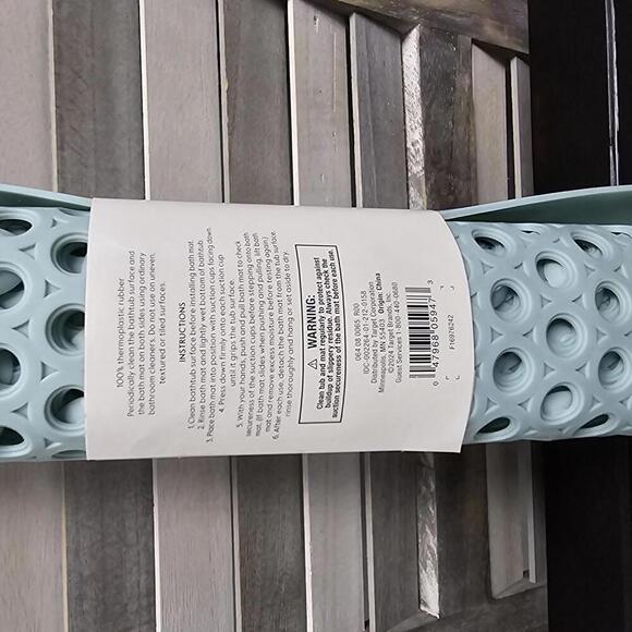 Hydracell Bath Mat Aqua | Threshold | 28x16 - Picture 4 of 9
